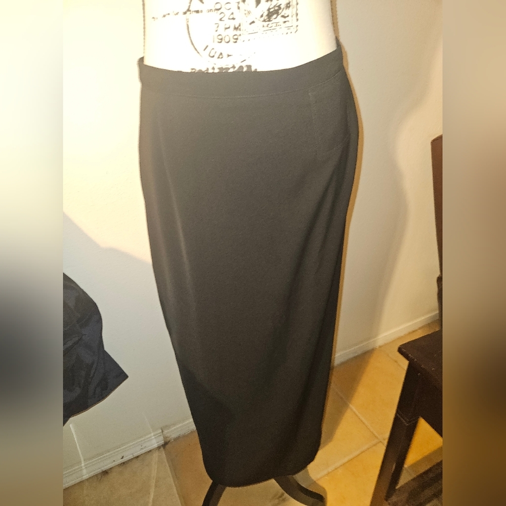 Private Edition By Chico's Womans Black Maxi Skirt Size 2 (12)